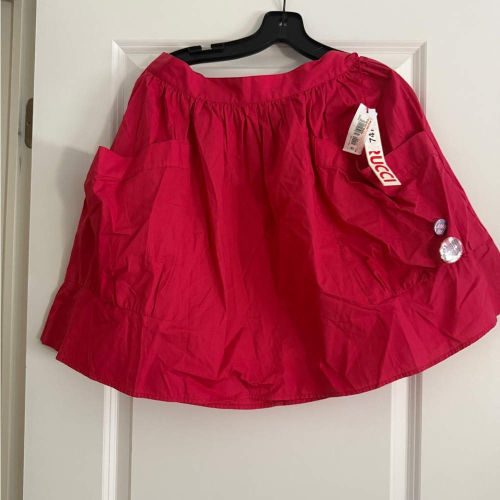 FIORUCCI MADE IN ITALY SKIRT WITH ZIPPER SZ M (44 Italy)